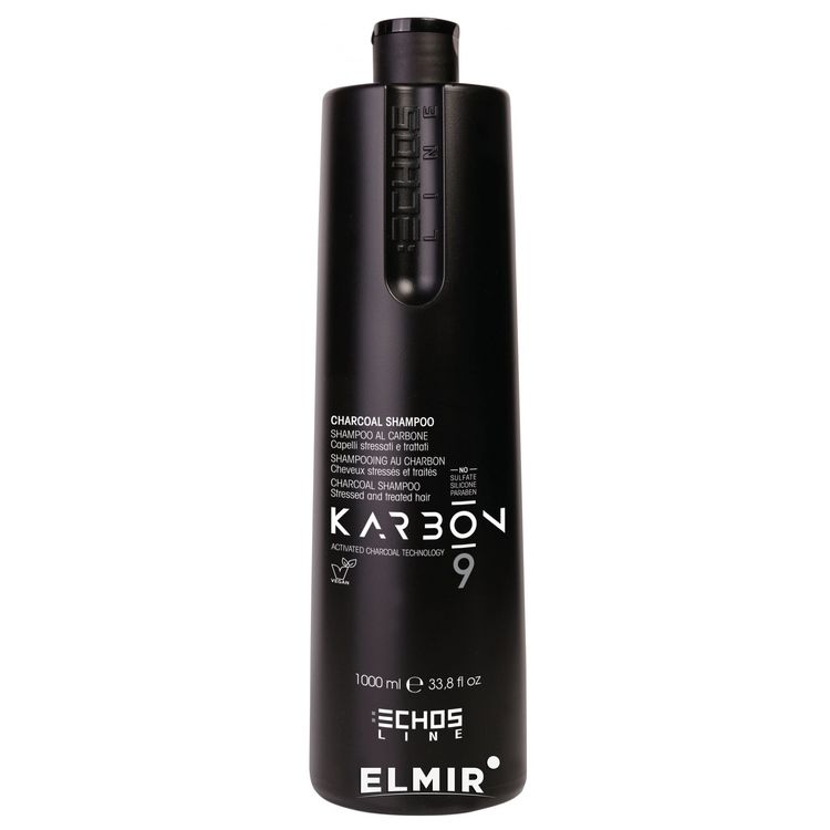 Шампунь для волос с активированным углем Echosline Karbon 9 Shampoo 350 мл
