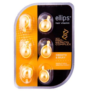 Ellips Hair Vitamin безупречный шелк с прокератиновым комплексом 6х1 мл