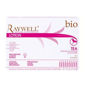 Raywell BIO TEA Ампули жіночі проти випадання волосся 10х10 мл