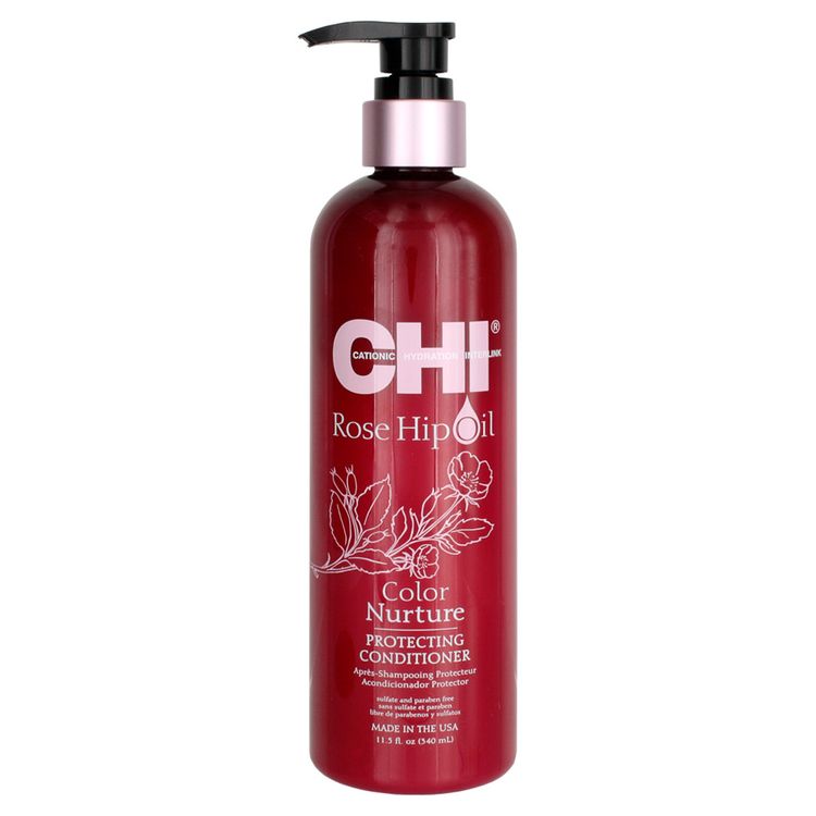CHI Rose Hip Oil Color Nurture Protecting Conditioner Захисний кондиціонер для фарбованого волосся, 340 мл