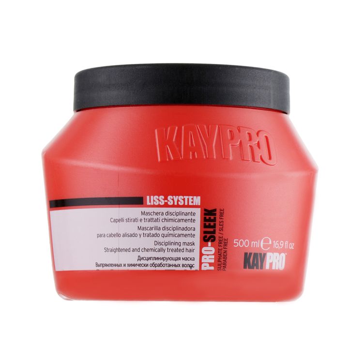 KayPro Pro-Sleek Дисциплінуюча маска для випрямленого волосся 500 мл