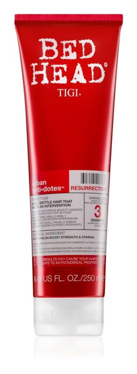 Tigi Bed Head Urban Antidotes Resurrection SHAMPOO шампунь восстанавливающий для тонких и ослабленных волос 250 мл