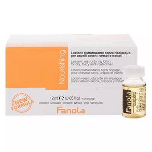 Fanola NUTRY CARE Засіб для експрес-відновлення з кератином та олією насіння льону 12*12