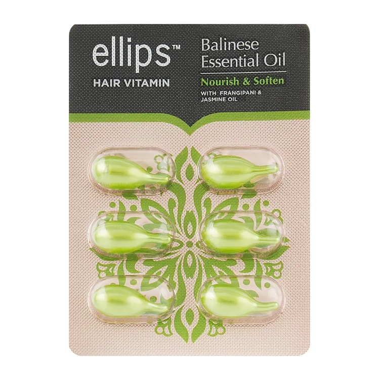 Ellips Hair Vitamin nourishing and softening Bali with plumeria oil and jasmine oil 6x1 ml