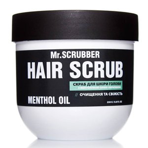 Mr.Scrubber Hair Scrub Menthol Oil скраб для шкіри голови та волосся з ментоловим маслом та кератином 250 мл
