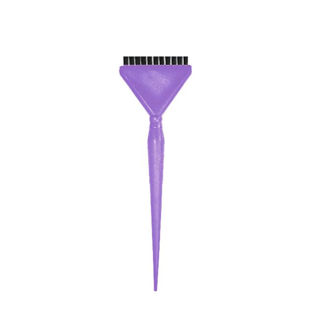 Keratin Helper Wide hairbrush with short bristles Lilac