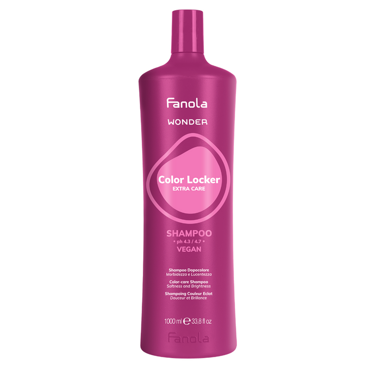 Fanola Wonder Color Locker Extra Care Shampoo Vegan Шампунь для фарбованого волосся, що підтримує насиченість кольору 1000 мл