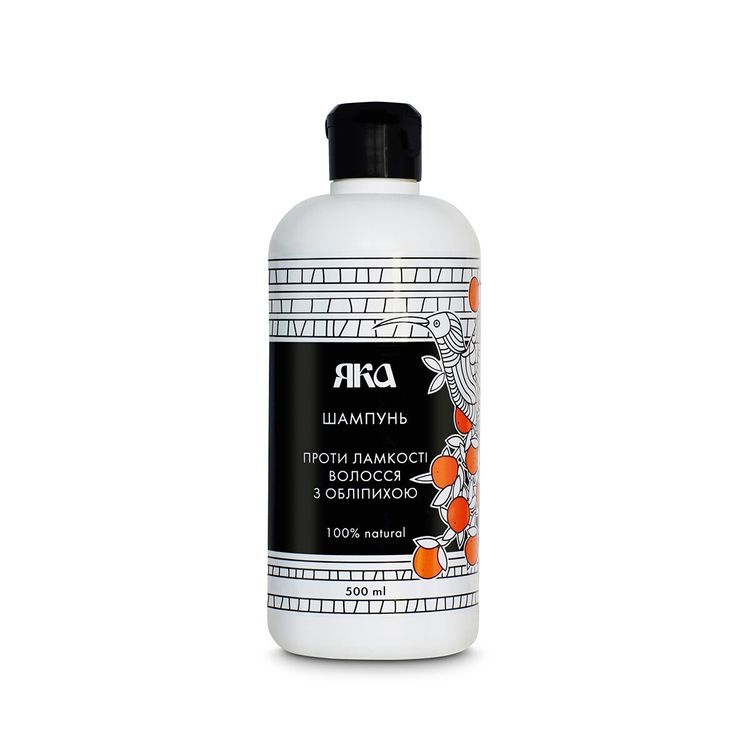 YAKA Shampoo-balm for brittle hair with sea buckthorn oil 500 ml
