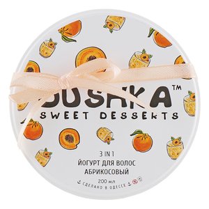 DUSHKA Hair Yogurt йогурт для волосся абрикосовий 200 мл