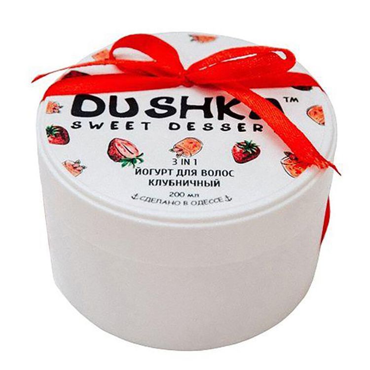 DUSHKA Hair Yogurt йогурт для волос клубничный 200 мл