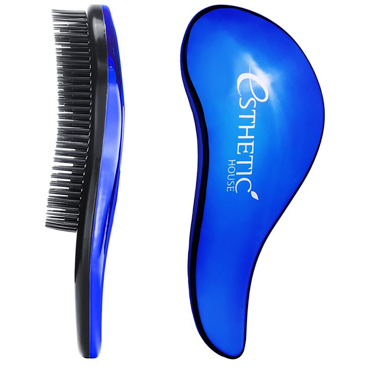 Esthetic House Hair Brush For Easy Comb Blue Гребінець для легкого розплутування і розгладження 18 * 7 см, синій