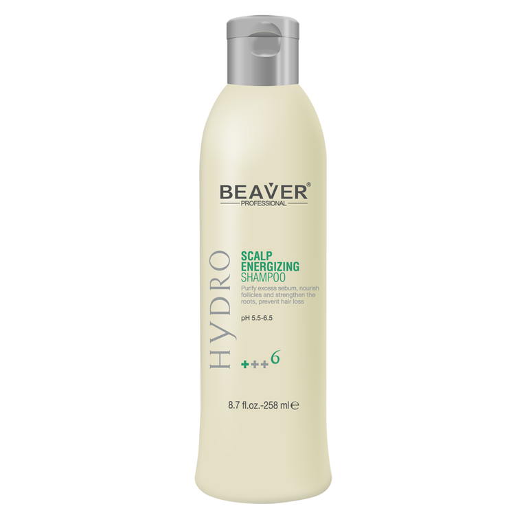 Beaver Hydro Scalp Energizing Essential Shampoo Шампунь тонізуючий проти випадіння волосся і для стимуляції його росту 258 мл