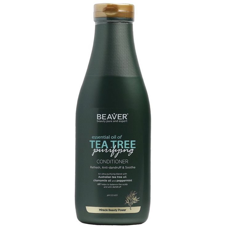 Beaver Essential Oil of Tea Tree Conditioner Кондиционер укрепляющий для волос с маслом чайного дерева 730 мл