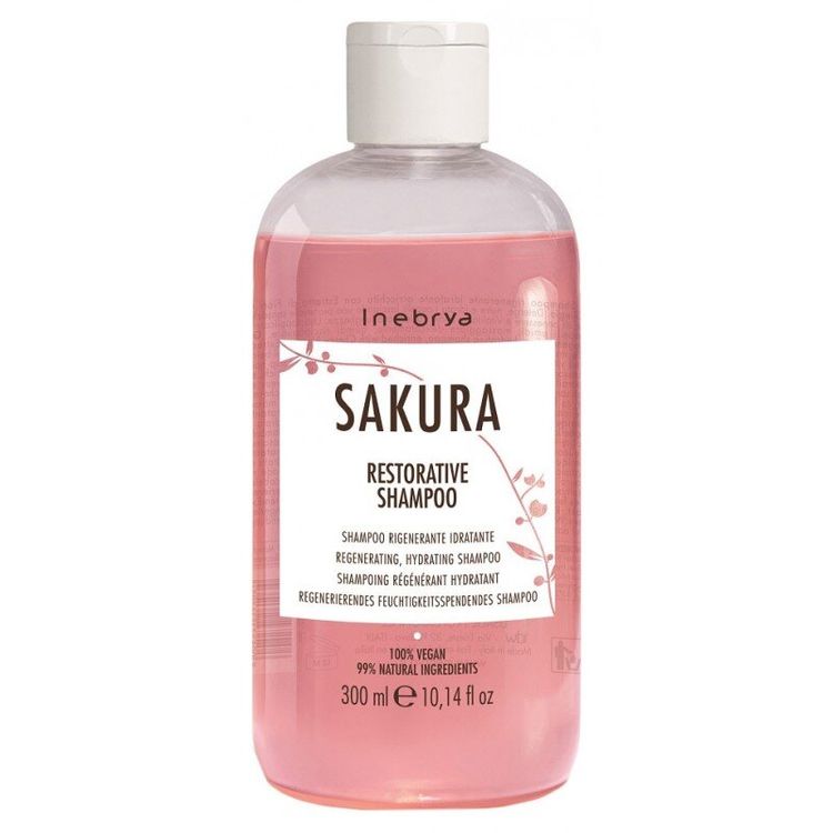 Inebrya Sakura Restorative Shampoo Шампунь восстанавливающий, 300 мл