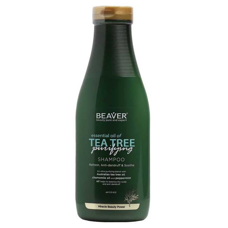 Beaver Essential Oil of Tea Tree Shampoo Шампунь для жирных волос с маслом чайного дерева 730 мл