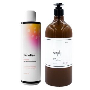 Beneliss Benefit + Deeply Medium Cleansing Shampoo 7.3 pH 500+1000 мл