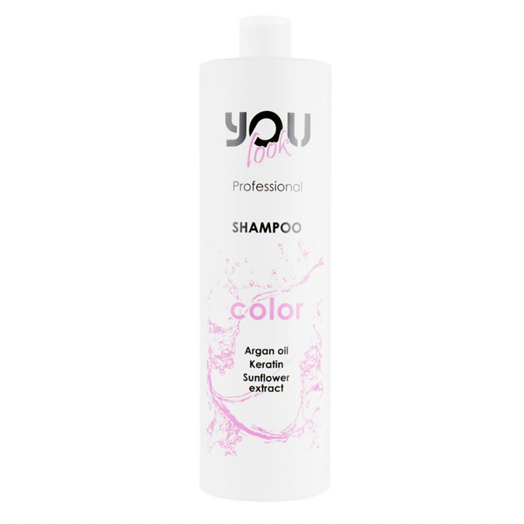 YouLook Color шампунь для фарбованого та пошкодженого волосся 1000 мл