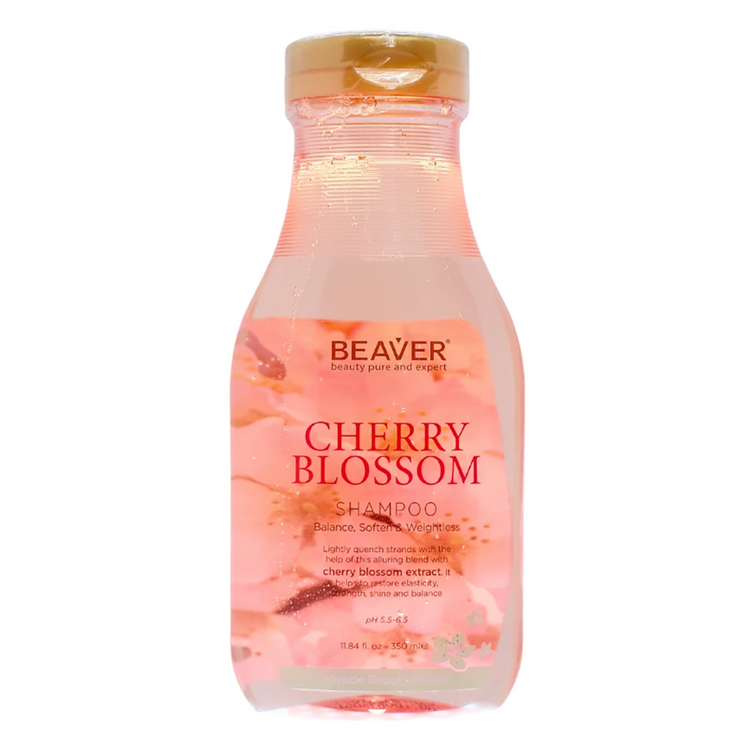 Beaver Cherry Blossom Shampoo Шампунь для ежедневного использования с экстрактом цветов Сакуры 350 мл