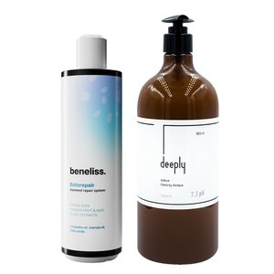 Beneliss Botorepair + Deeply Medium Cleansing Shampoo 7.3 pH 500+1000 ml