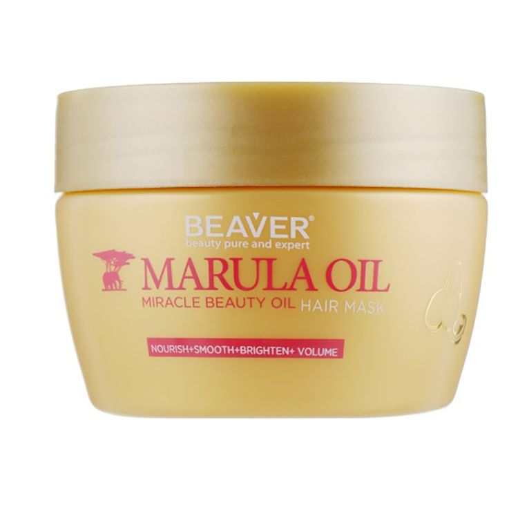 Beaver Nourish Marula Oil Hair Mask Маска для глибокого живлення пошкодженого волосся з маслом марула 250 мл
