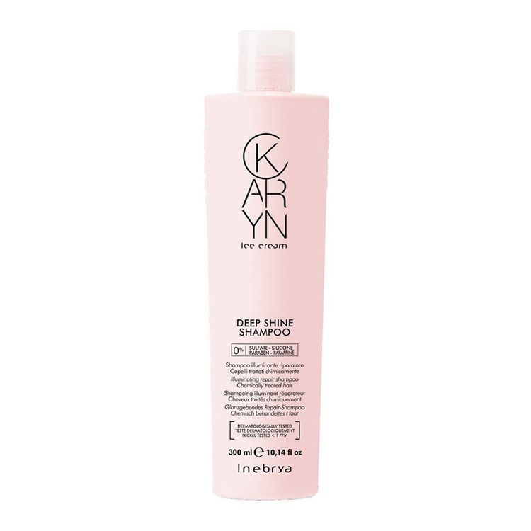 Inebrya Karyn Deep Shine Shampoo Шампунь для глубокого восстановления и блеска поврежденных волос, 300 мл