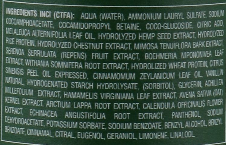 Emmebi Italia Bionature Mineral Treatment Lenitivo Soothing Shampoo 1000 ml