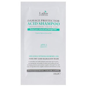 Lador Damaged Protector Acid Shampoo защитный шампунь для поврежденных волос 10 мл