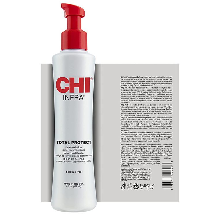CHI Total Protect Defense Lotion Thermal Protection Cream 177 ml