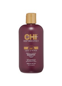 CHI Deep Brilliance Olive & Monoi Optimum Moisture Shampoo Шампунь увлажняющий для поврежденных волос 355 мл