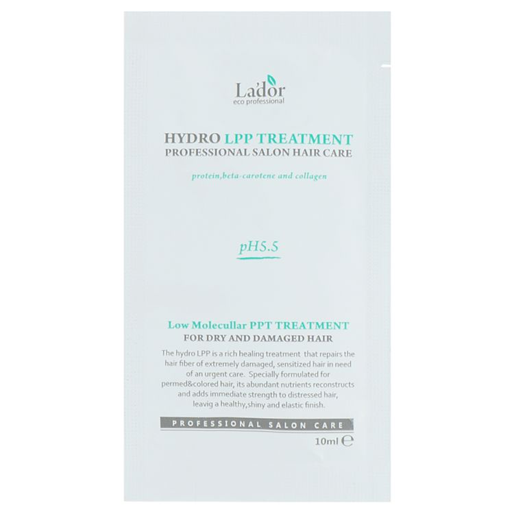 Lador Eco Hydro LPP Treatment маска для пошкодженого та сухого волосся з колагеном 10 мл