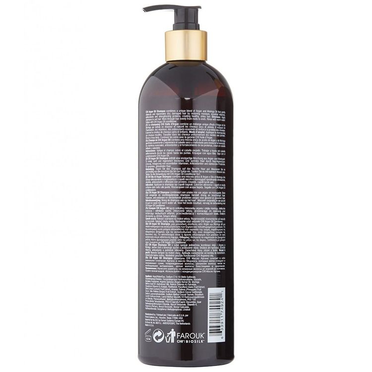 CHI Argan Oil Plus Moringa Oil Shampoo Восстанавливающий шампунь, 340 мл