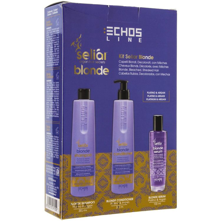 Шампунь для светлых и окрашенных волос Echosline Seliar Blonde Shampoo 350 мл