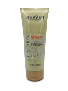 Beaver Hydro Nutritive Rich Moisturizer Зволожувач живильний інтенсивний для сухого і пористого волосся 200 мл