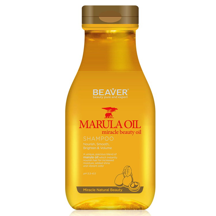 Beaver Nourish Marula Oil Shampoo Шампунь питательный для сухих и поврежденных волос с маслом Марулы 350 мл