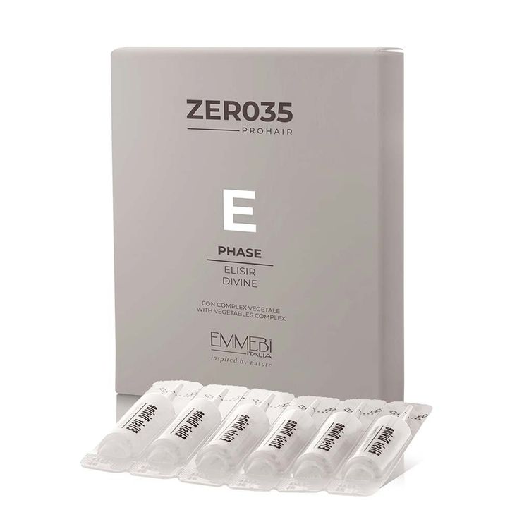 Emmebi Italia Zer035 Pro Hair Elisir Addivito Multifunzionale 12x4 ml